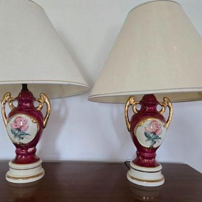 Pair of two 1950 lamps