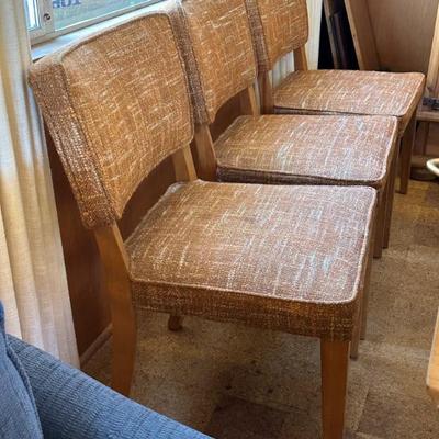 Set of six vintage chairs