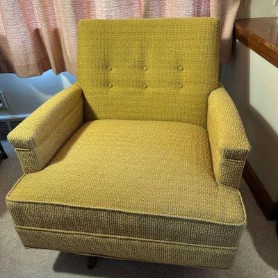 MCM Swivel Chair with cool legs