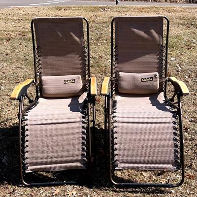 Pair of Cabela’s Folding/Reclining Lounge Chairs