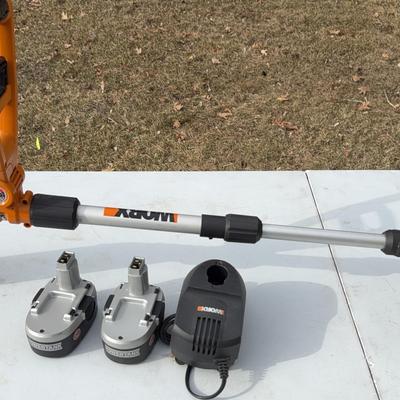 Worx 18v String Trimmer & Two Batteries 