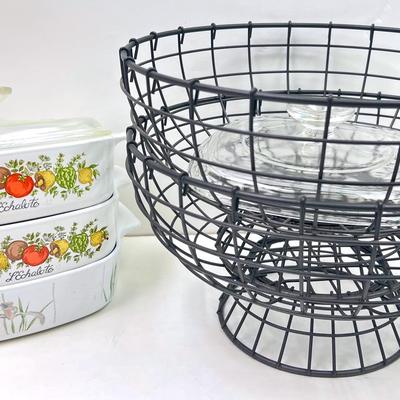 “Corning Ware” Casserole Dishes and More