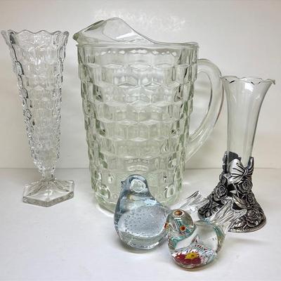 Vintage Clear Glass Assortment 