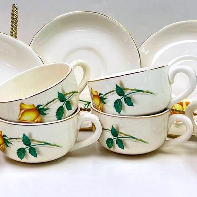 Vintage “Canonsburg” Yellow Rose China Set