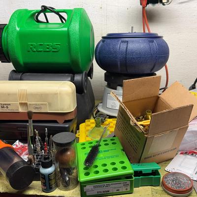 Lot Of Bullet Reloading Machines & Tools 1