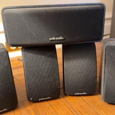 5 Polk Audio Speakers