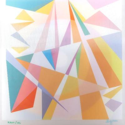 "YAACOV AGAM (ISRAELI, B. 1928), AGAMOGRAPH | Peace
Holographic print in colors
Signed & numbered lower margin
19 x 19 in....