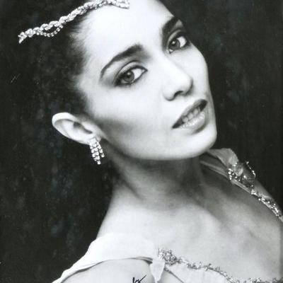 HELENE ALEXOPOULOS SIGNED HEADSHOT | Signed & framed headshot of Helene Alexopoulos; Principal dancer for The New York City Ballet...