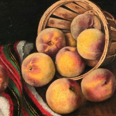 (ATTRIB.) GEORGE HENRY HALL (AMERICAN, 1825-1913) | Still life with fruit
Oil on canvas
h. 10 x 12 in., 
no apparent signature,...