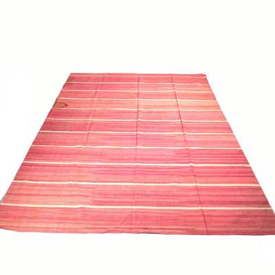 MADELINE WEINRIB "AMAGANSETT" STRIPED CARPET, HILFIGER COLLECTION | w. 104 x l. 142 in.