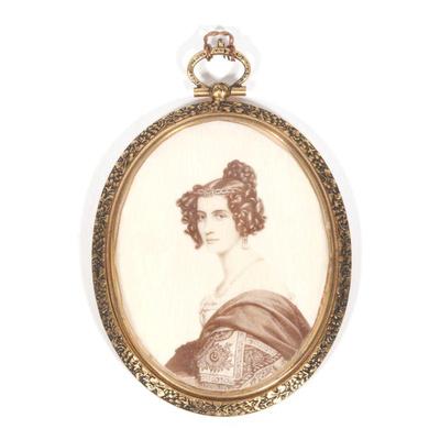 HIGHLY DETAILED PORTRAIT MINIATURE | 3 x 2.25 in., no apparent signature