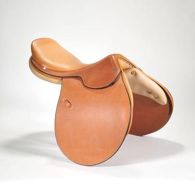 HERMES SADDLE, HILFIGER COLLECTION | Signed "E. HERMES / 35.6 39 / MADE IN FRANCE"