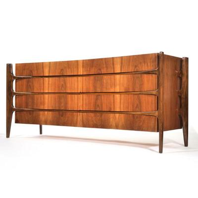 "WILLIAM HINN ""EXOSKELETON"" CHEST OF DRAWERS | Marked ""Made In Sweden / Factory 24""
h....