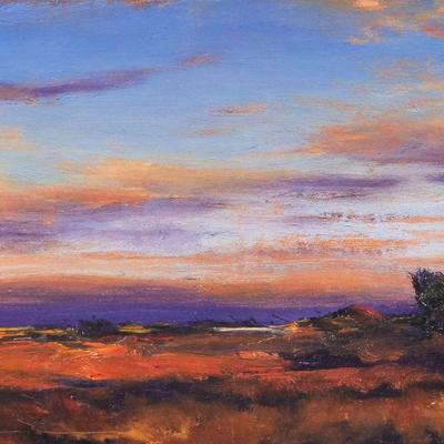 "WILLIAM BERRA (AMERICAN, B. 1952) | New Mexico Colors
oil on masonite
8 x 10 in., board
signed and titled on reverse
h....