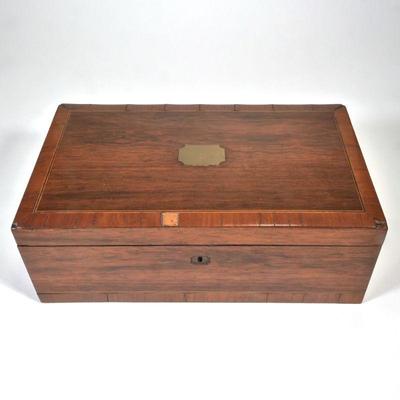 ENGLISH TRAVEL WRITING BOX | h. 5.5 x w. 16 x d. 9.5 in.