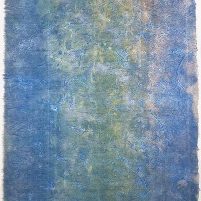 "SAM GILLIAM (1933-2022) | Monoprint
Sheet 24.5 x 17.5 in.
Ed. 51/67
Signed and dated 72 lower center margin
With facsimile...