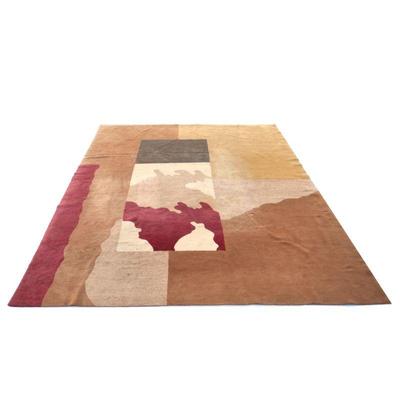 "MAURICE VILLENCY PATCHWORK CARPET | Contemporary area rug, with label
h. 15' 9"" x w. 11' ft."