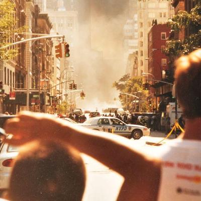 "FRANK RITTER (AMERICAN, 1947-2023) | Untitled (the cloud of the World Trade Center)
h. 10.5 x w. 8 in., sight
no apparent title or...