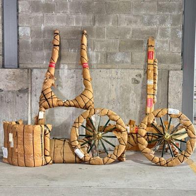 [NEW IN BOX] JERALD MFG. SULKY PONY CART: COLLECTION OF SUSIE HILFIGER | Green and gold
