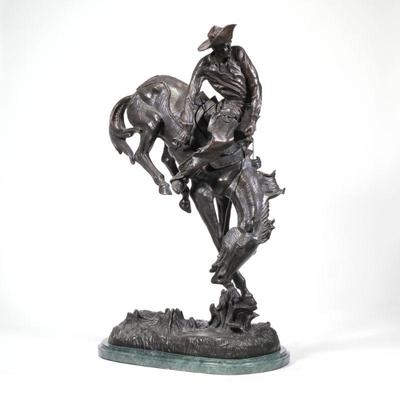 AFTER FREDERIC REMINGTON, OUTLAW | From an edition of 100
h. 33 in.