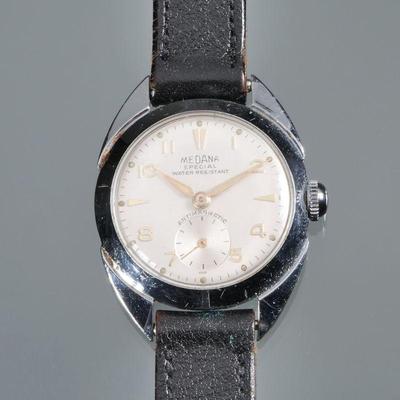 VINTAGE LADY'S MEDANA WATCH | Stainless steel case, sub seconds dial, manual movement; 29mm over crown