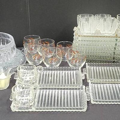 Dining Lot (feat. Vintage Hazel Atlas Glass Snack Trays) (WH5)