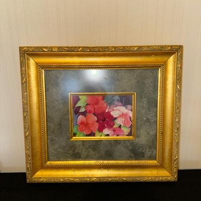 Signed Flower Print