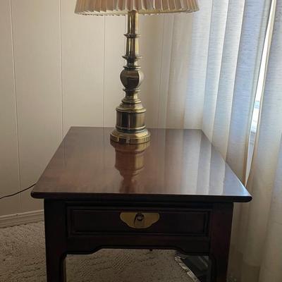 Table & Brass Lamp #2