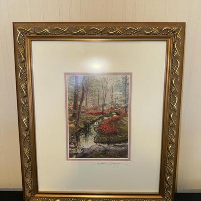 William Mangum Watercolor Signed 