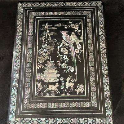 Black Lacquer & Abalone Box