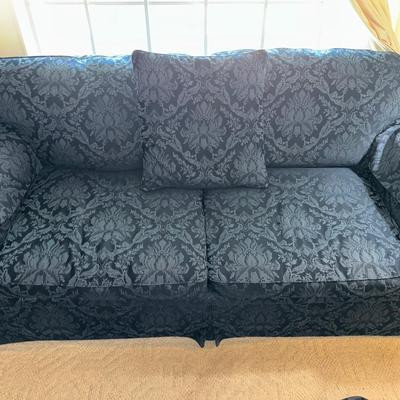 Blue Floral Couch