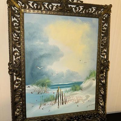 Beach Painting By Young