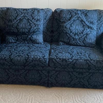 Blue Floral Couch #2
