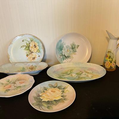 Floral Plate Decor And More 