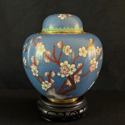 Cloisonné Ginger Jar 