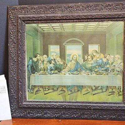 Last Supper Picture And Embraced By The Light BOOK. 