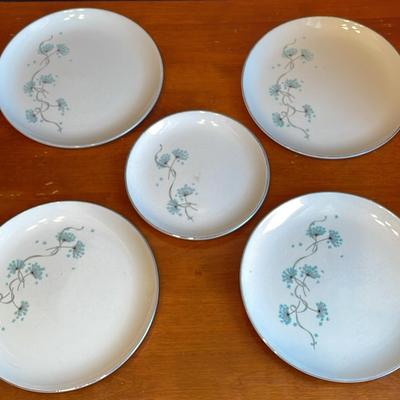 Vintage Taylor Smith Blue Lace Dishes