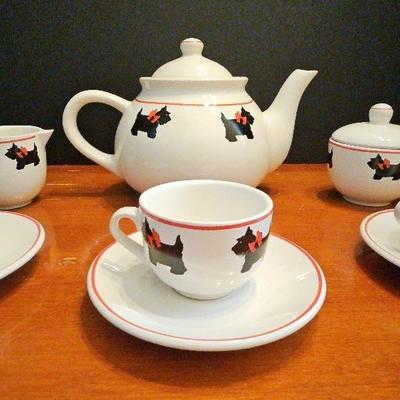 Cook Line Paris - Scottie Themed Tea Set 