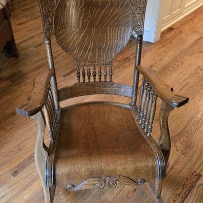 Antique Oak Rocker 
