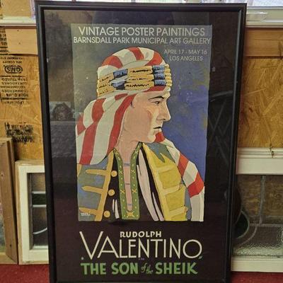 Rudolph Valentino Poster Painting