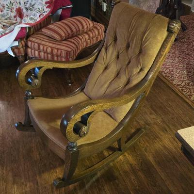 Antique Oak Rocker
