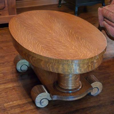 Antique Oak sawn Coffee Table 