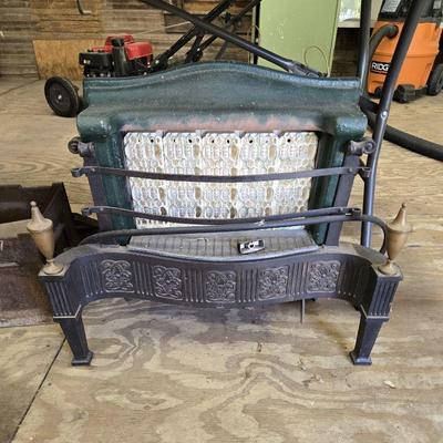 Vintage Cast Iron Gas Heater