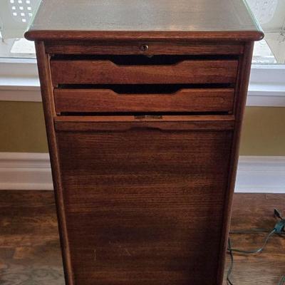 Tambour Roll Front File  