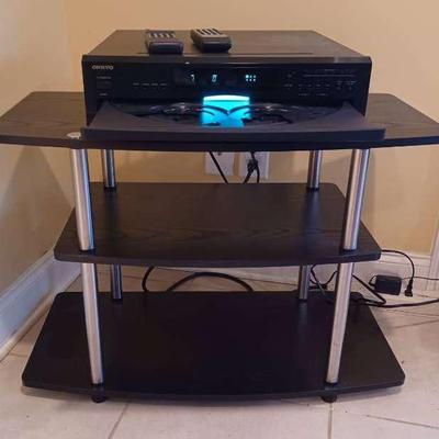 Onkyo 6- DVD Disc Carousel Compact Player With TV Stand
