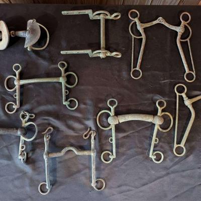 Collection of Antique Horse Bits – Blacksmith Estate