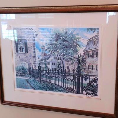 Framed Print By Artist Fred Bees From Pennsylvania