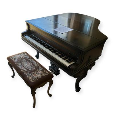 Conover Model 77 Baby Grand Piano With Bench