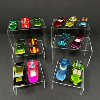 #4 Vintage Hot Wheels Redline Collection: 14 Cars - Ford, Ferrari +	