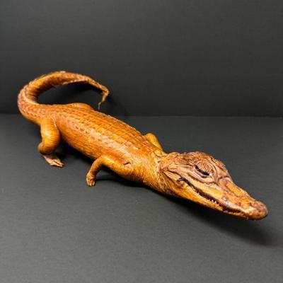 20” Real Stuffed Alligator Taxidermy	